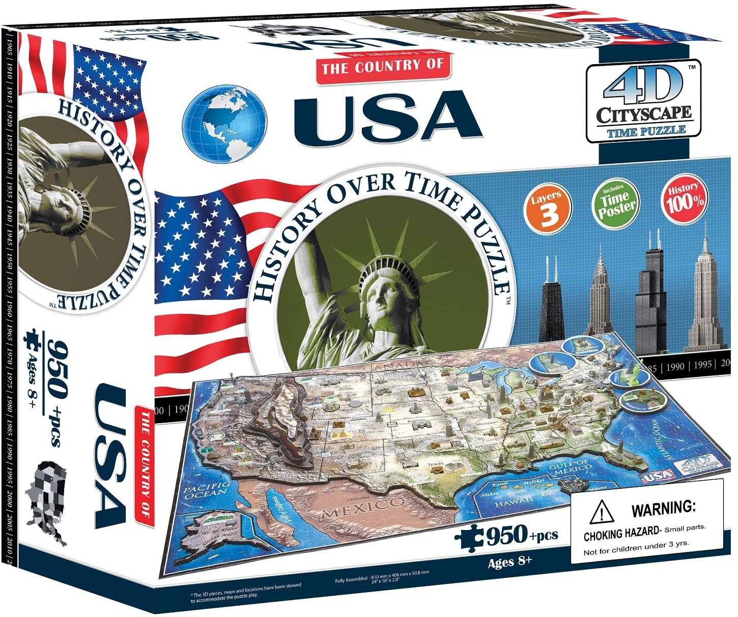 USA - 4D puzzle