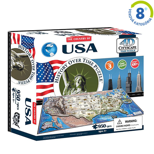 USA - 4D puzzle