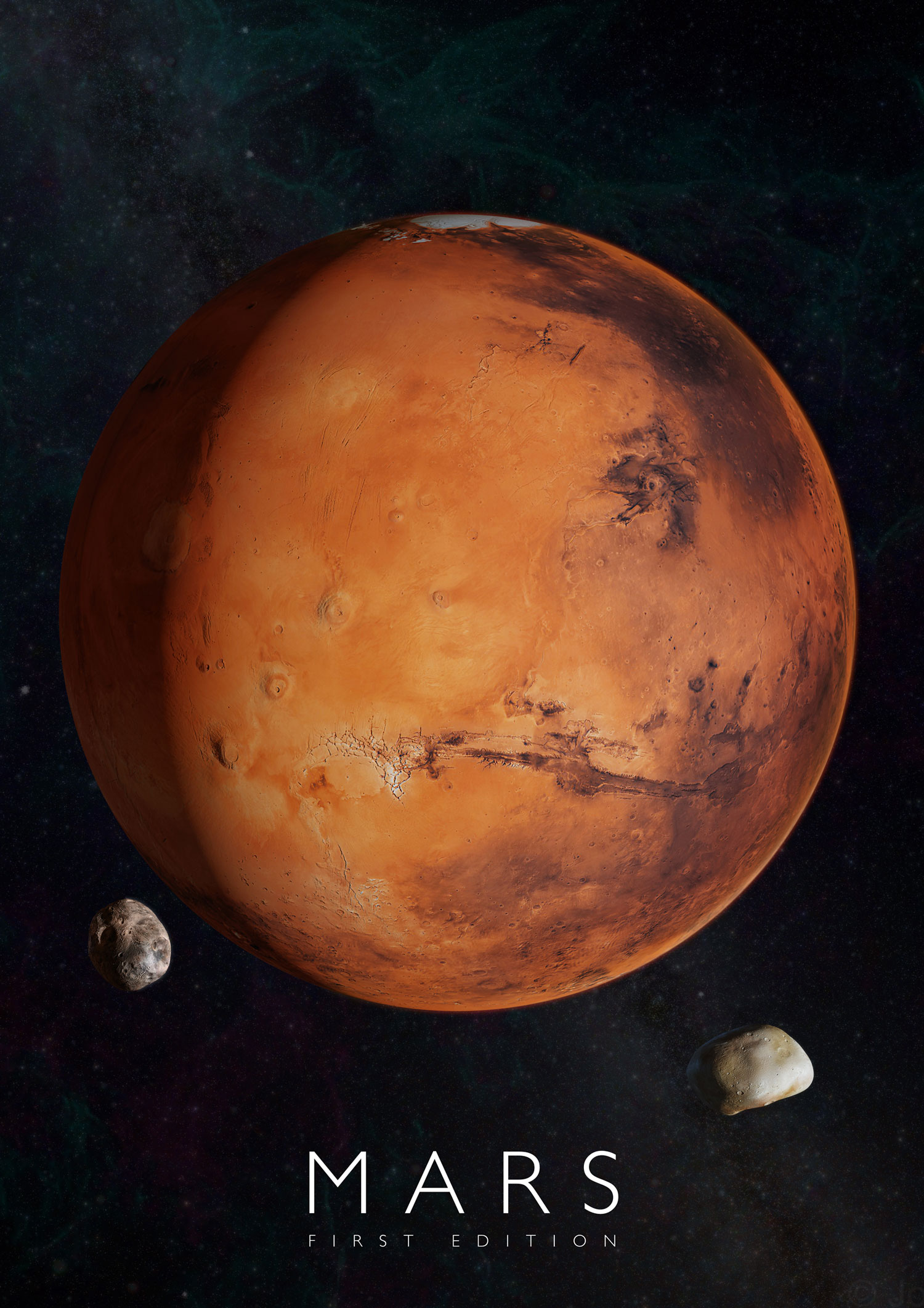 Plagát Mars pre rozšírenú realitu