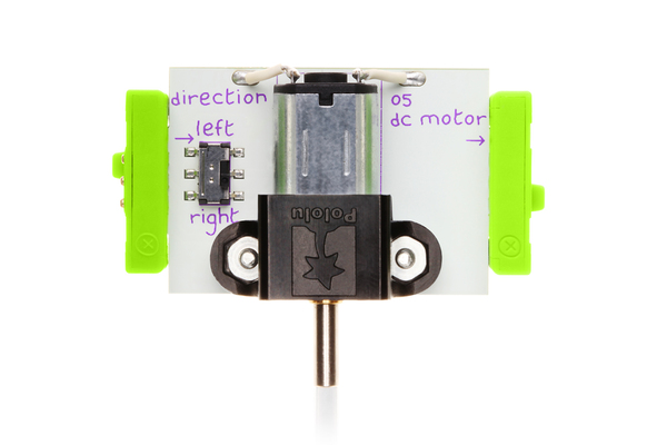 littleBits jednosmerný motor