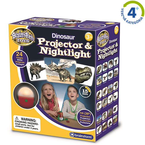 Projektor a nočné svetlo - Dinosaury