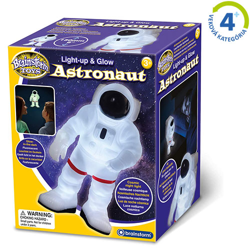 Žiariaci astronaut - nočné svetlo