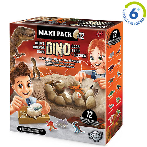 Buki - Dinosaurie vajca 12ks