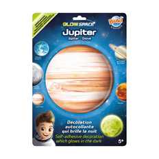 Jupiter - svetielkujúca dekorácia na stenu 
