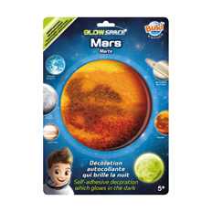 Mars - svetielkujúca dekorácia na stenu 