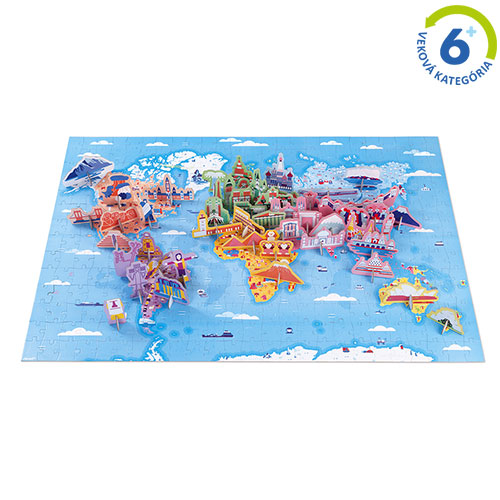 Vzdelávacie puzzle - Zaujímavosti sveta