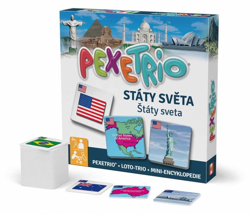 Pexetrio plus - Štáty Sveta