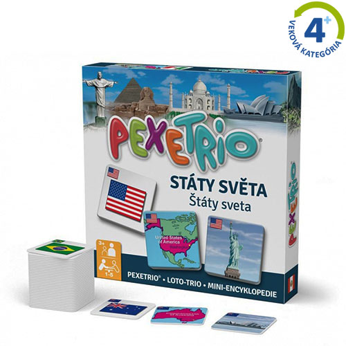 Pexetrio plus - Štáty Sveta