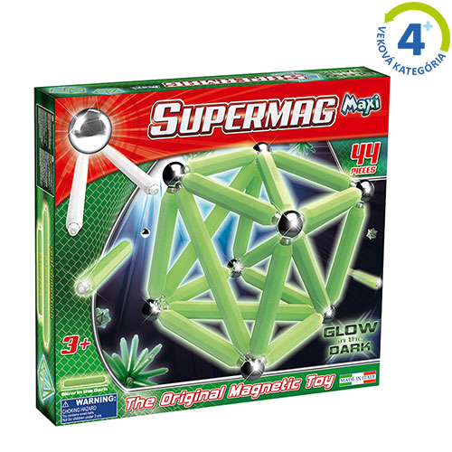 Supermag maxi žiariaci v tme