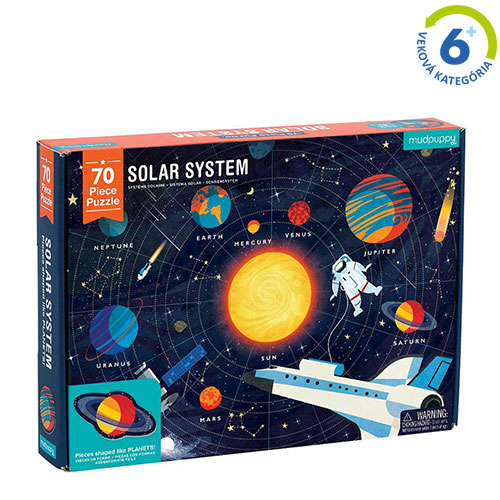 Puzzle Slnečná sústava - 70ks
