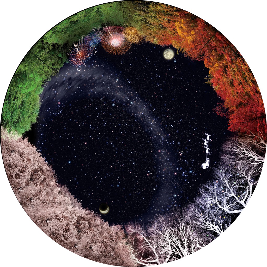 Disk pre planetárium - štyri ročné obdobia