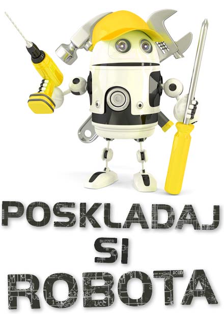 Stavebnica robota - poskladaj si robota Stavebnica robota - poskladaj si robota